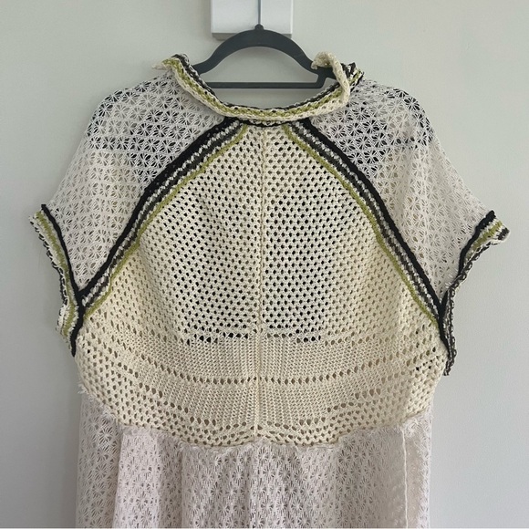 NWT Free People Kelly Crochet Maxi Swim Cover Up Beach Summer Medium JB - Picture 8 of 10